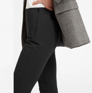 Everlane Side Zip Work Pant in light forest green